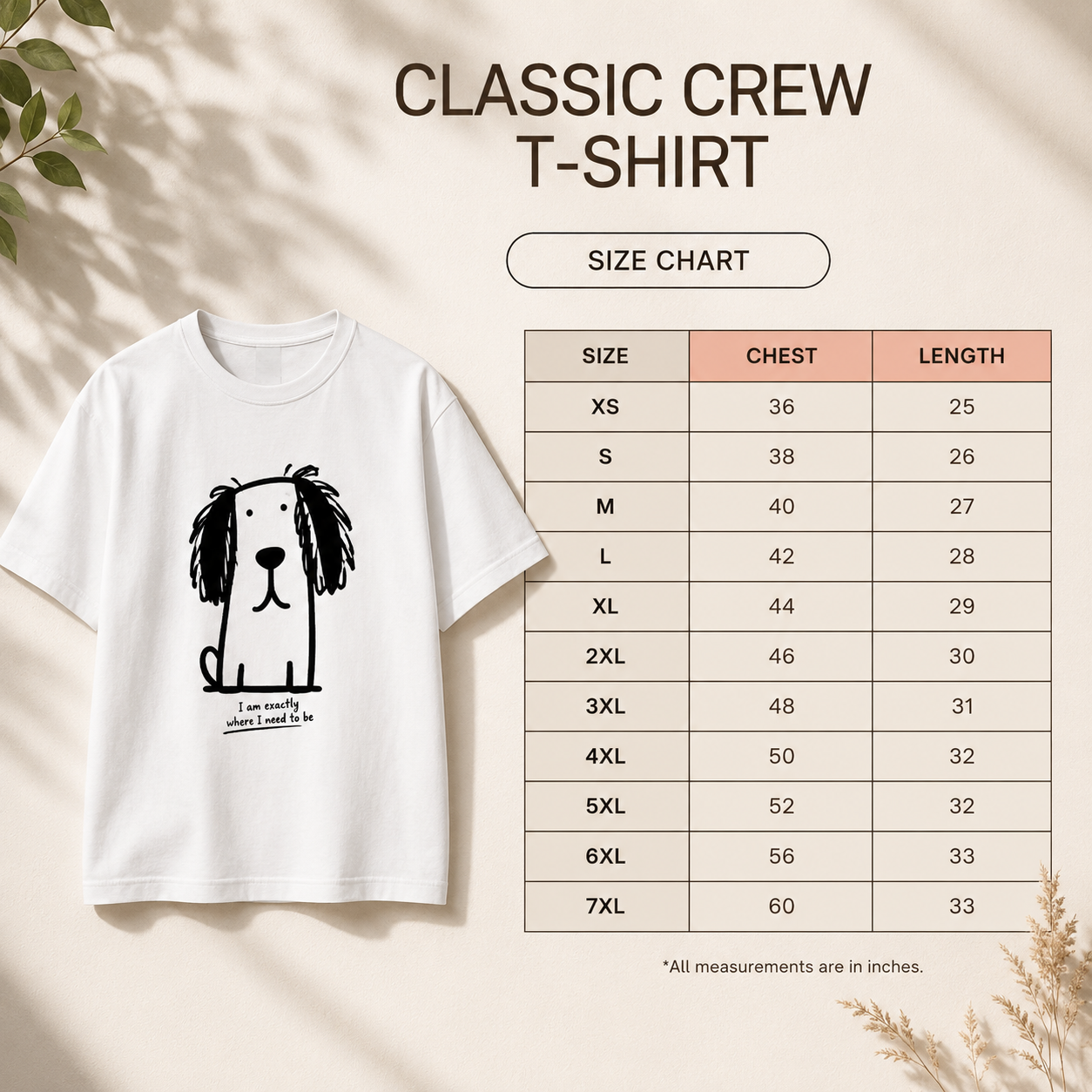 Unisex Classic Crew T-Shirt