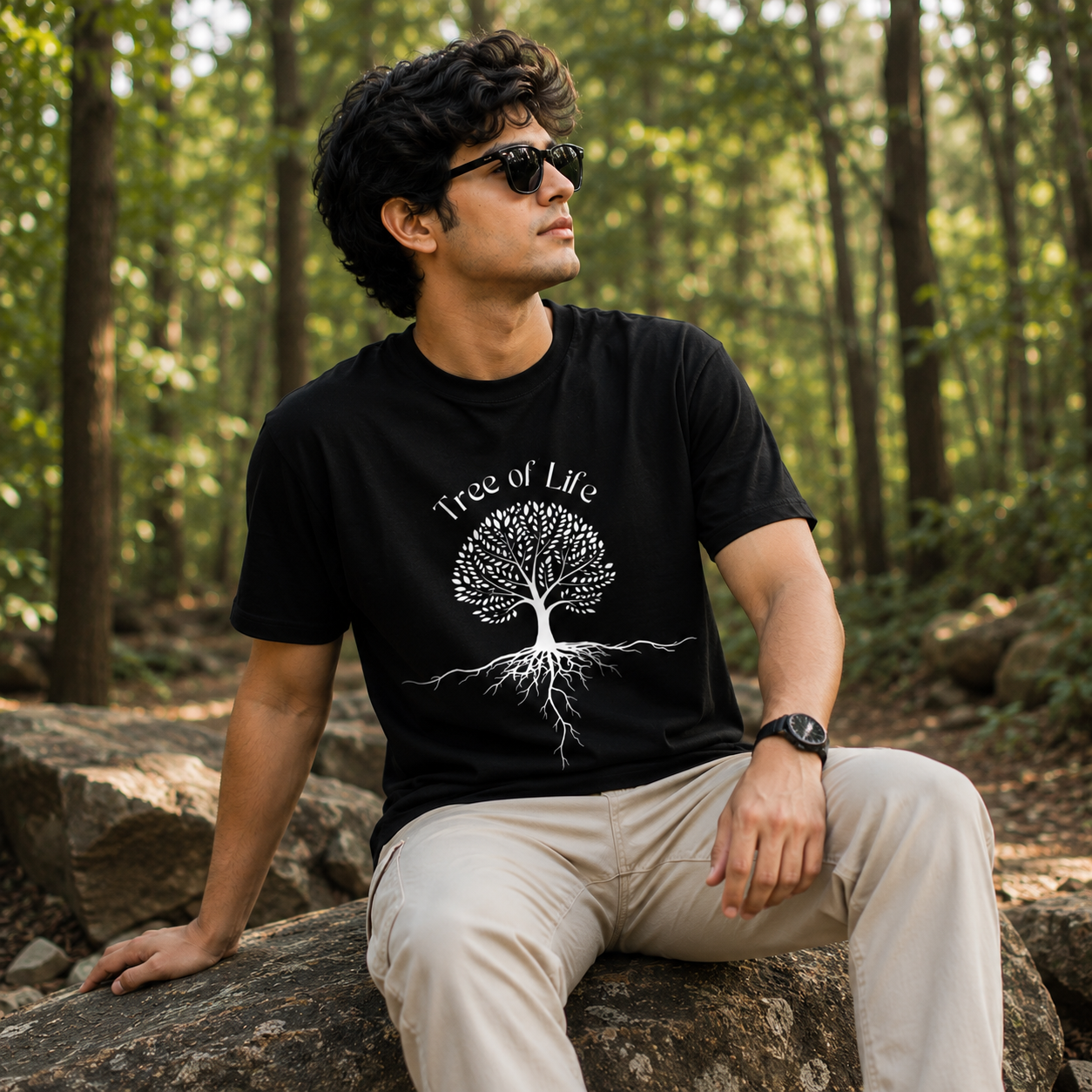 Unisex Tree of Life Premium Crew Neck T-Shirt