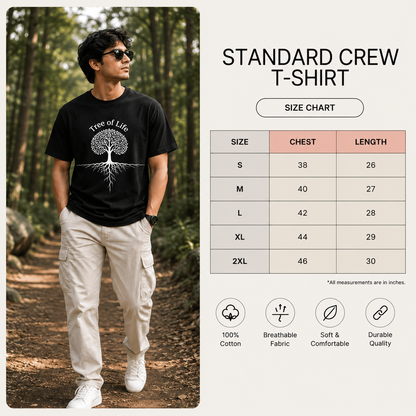 Unisex Tree of Life Premium Crew Neck T-Shirt