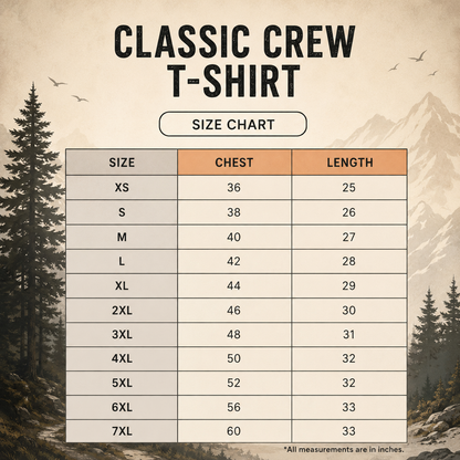 Aakaar Adventure Awaits Unisex Classic Crew T-Shirt