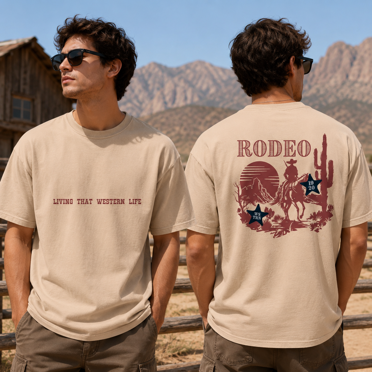Living That Western Life Unisex Classic Crew T-Shirt