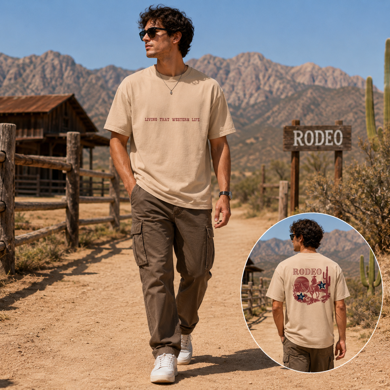 Living That Western Life Unisex Classic Crew T-Shirt