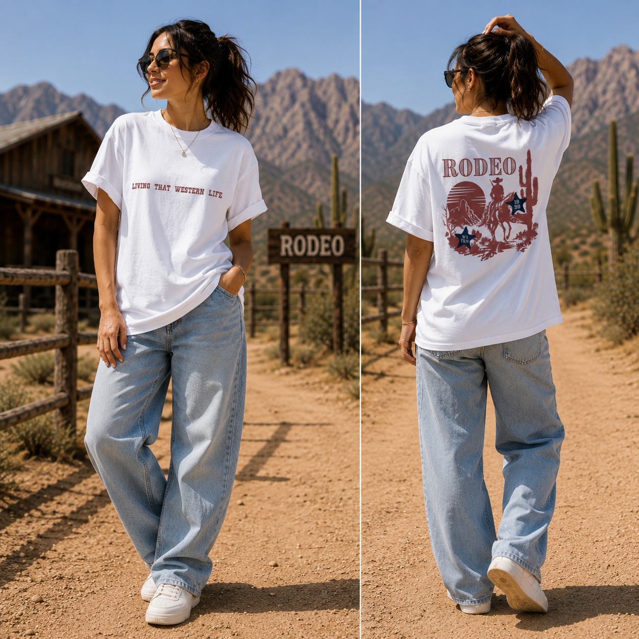 Living That Western Life Unisex Classic Crew T-Shirt