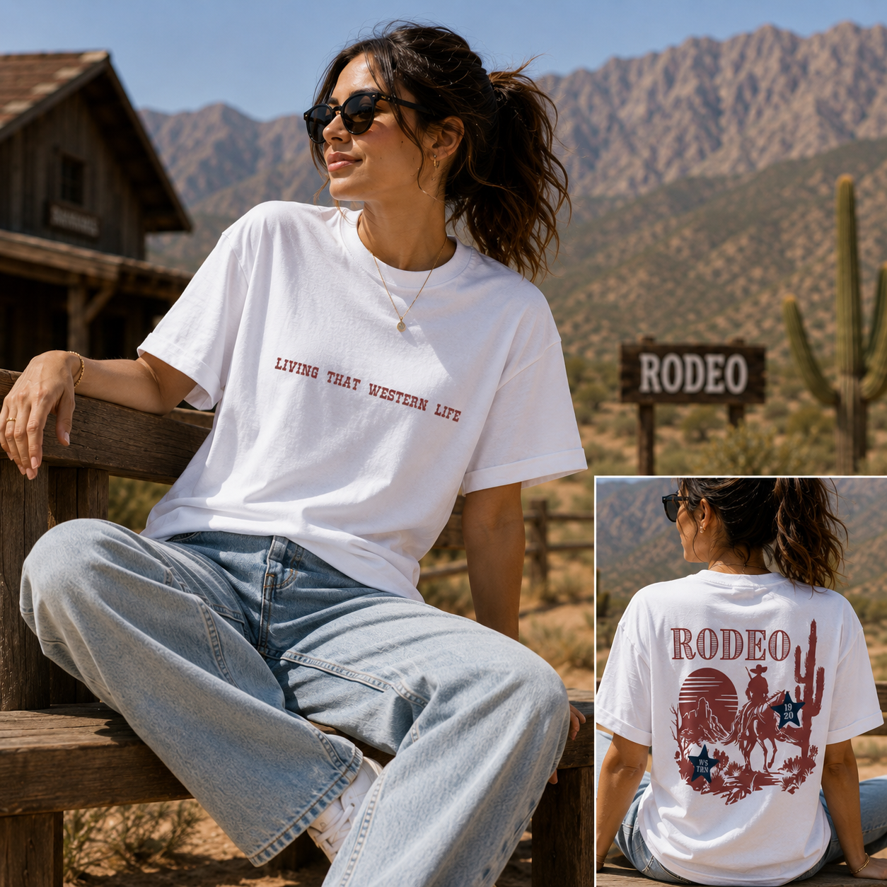 Living That Western Life Unisex Classic Crew T-Shirt