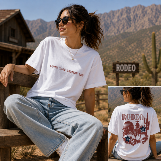 Living That Western Life Unisex Classic Crew T-Shirt