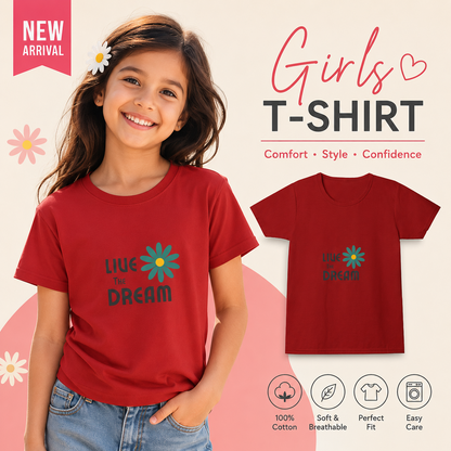 Girl's Crew Neck T-Shirt