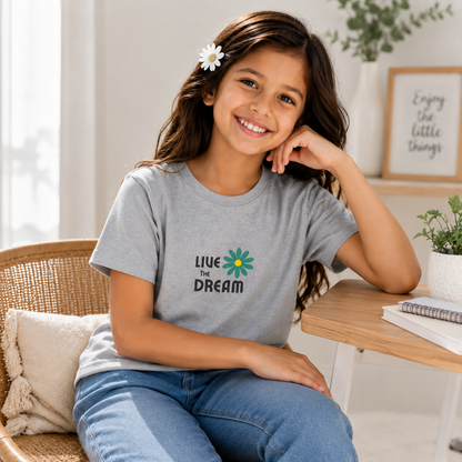 Girl's Crew Neck T-Shirt