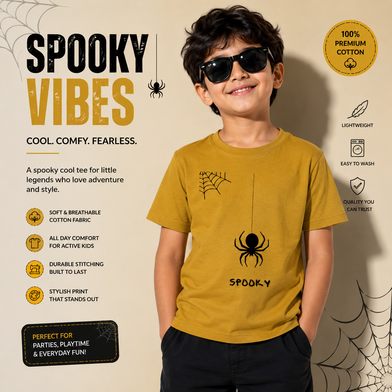 Boy's Crew Neck T-Shirt