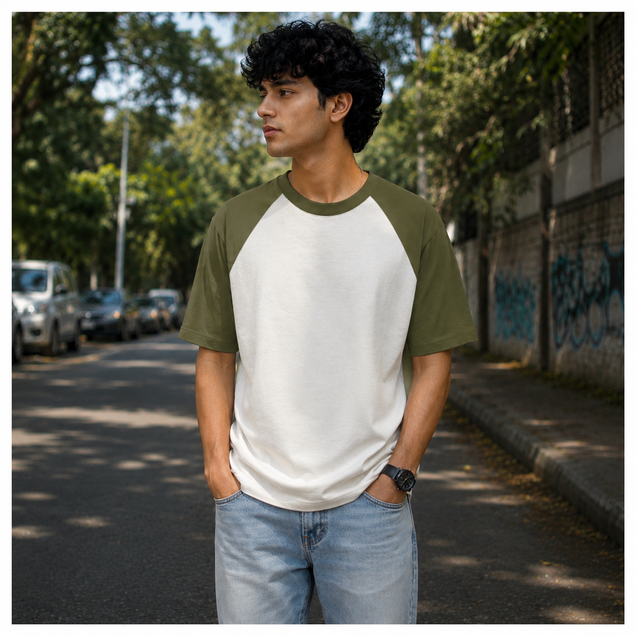 Unisex Oversized Raglan