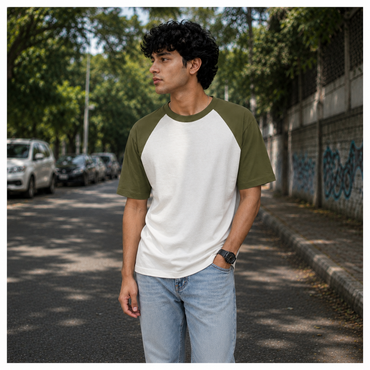 Unisex Oversized Raglan