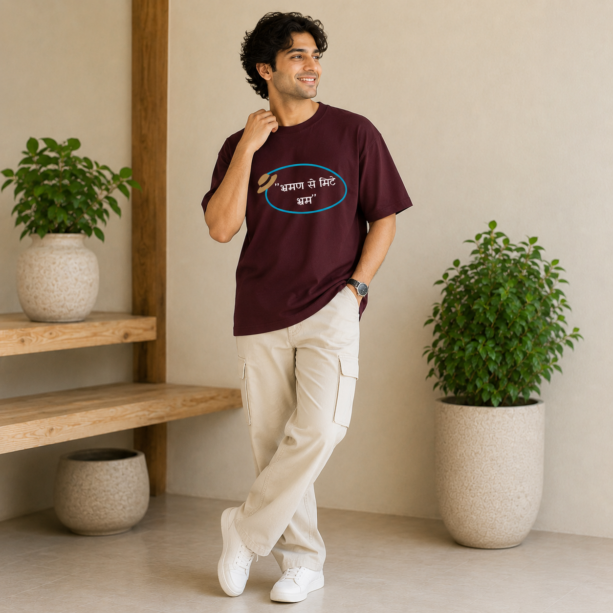 Unisex Oversized Classic  Travel T-Shirt
