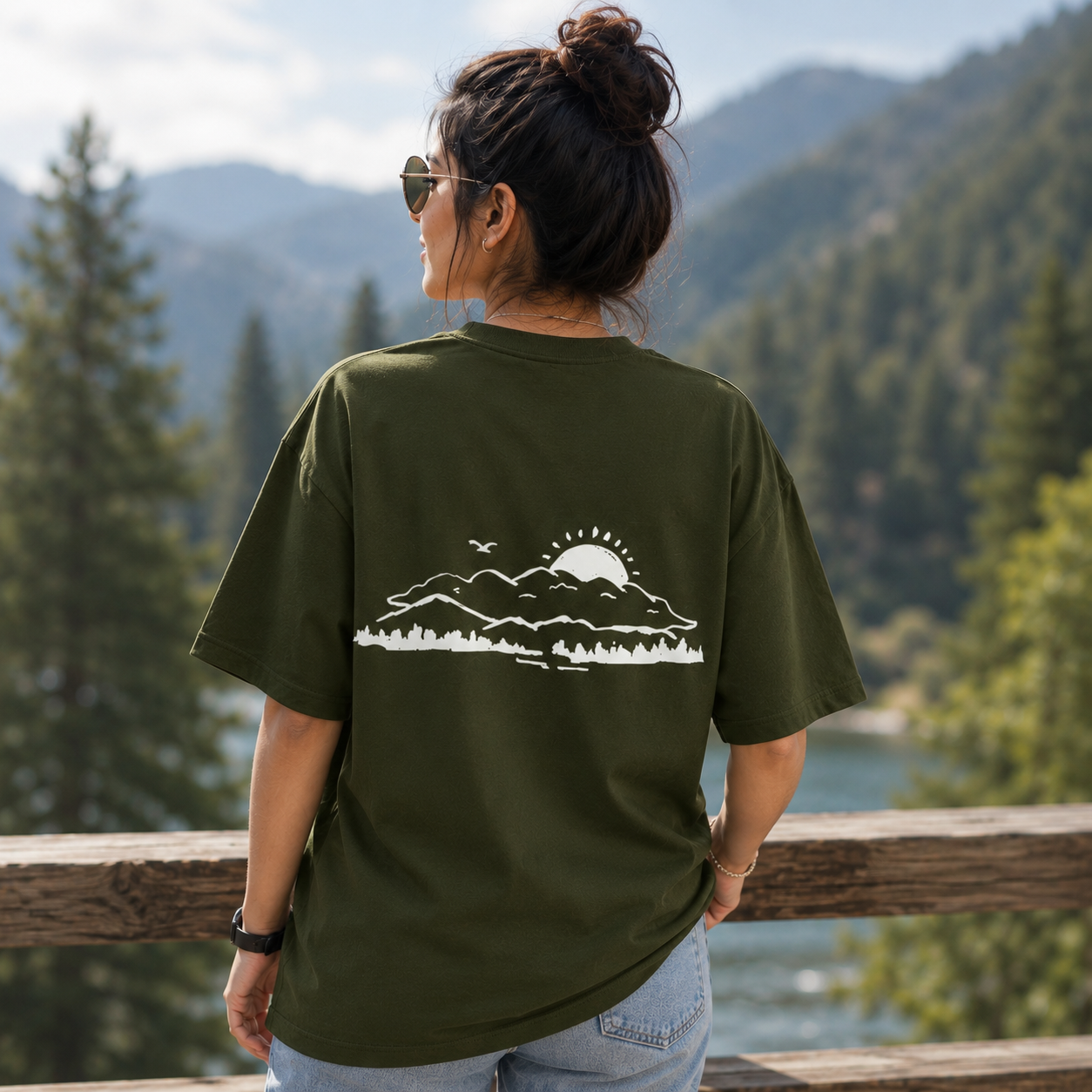 Unisex Beyond Horizons Oversized Classic  T-Shirt