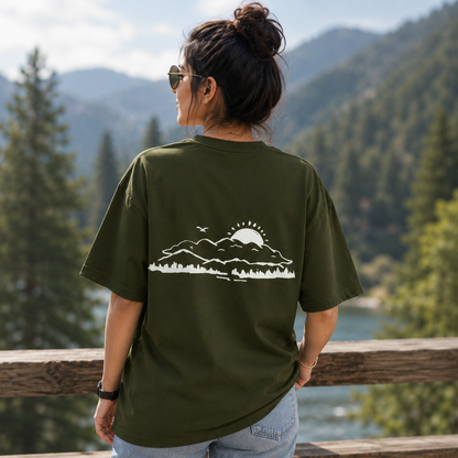 Unisex Beyond Horizons Oversized Classic  T-Shirt