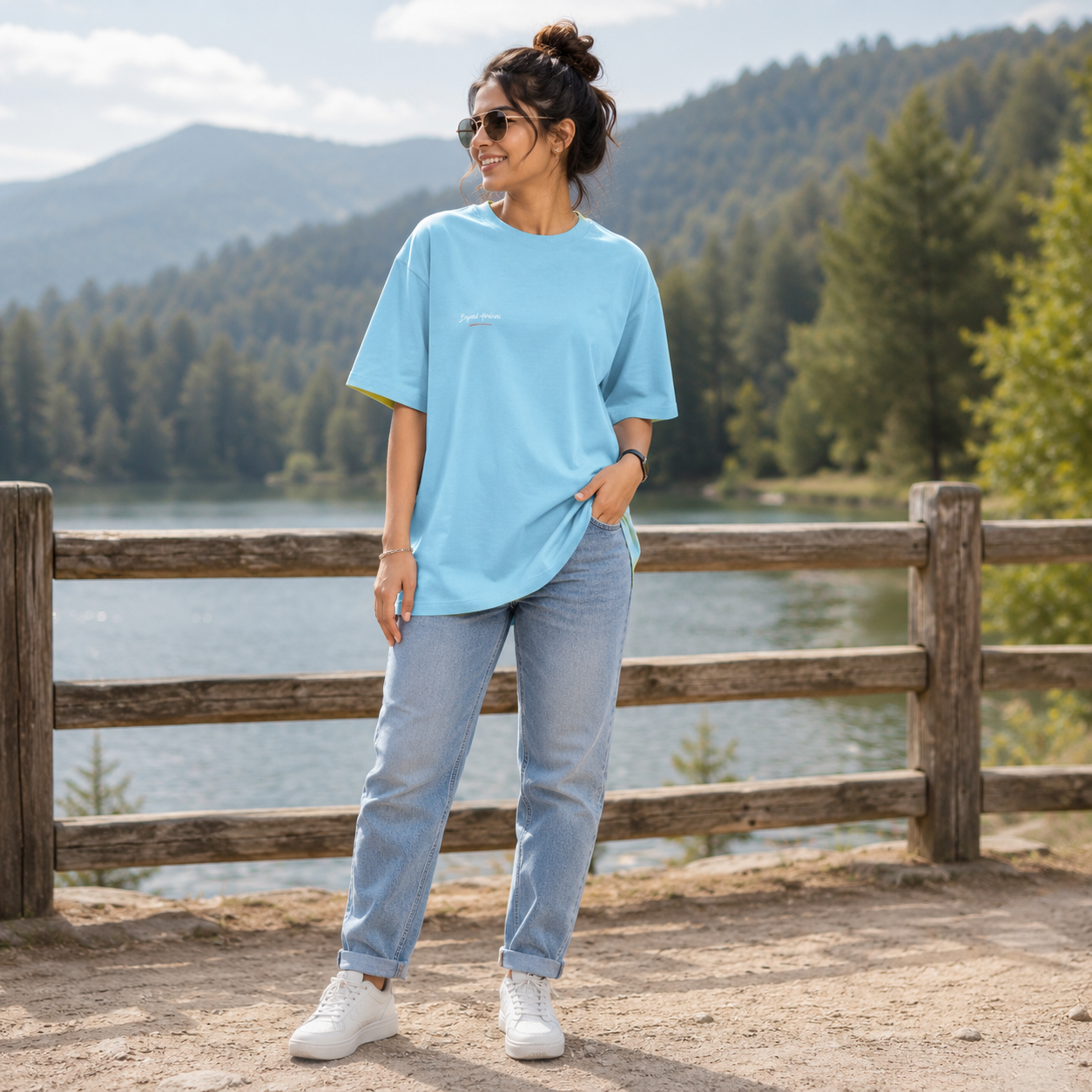 Unisex Beyond Horizons Oversized Classic  T-Shirt