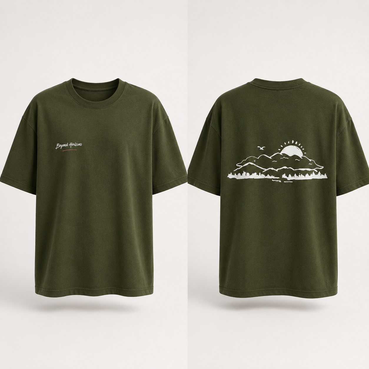 Unisex Beyond Horizons Oversized Classic  T-Shirt