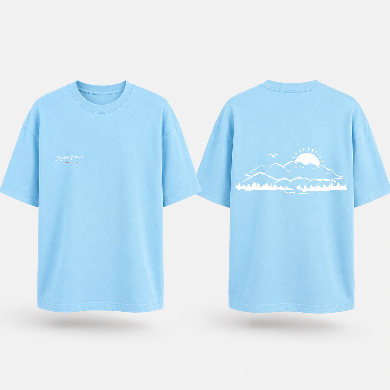 Unisex Beyond Horizons Oversized Classic  T-Shirt