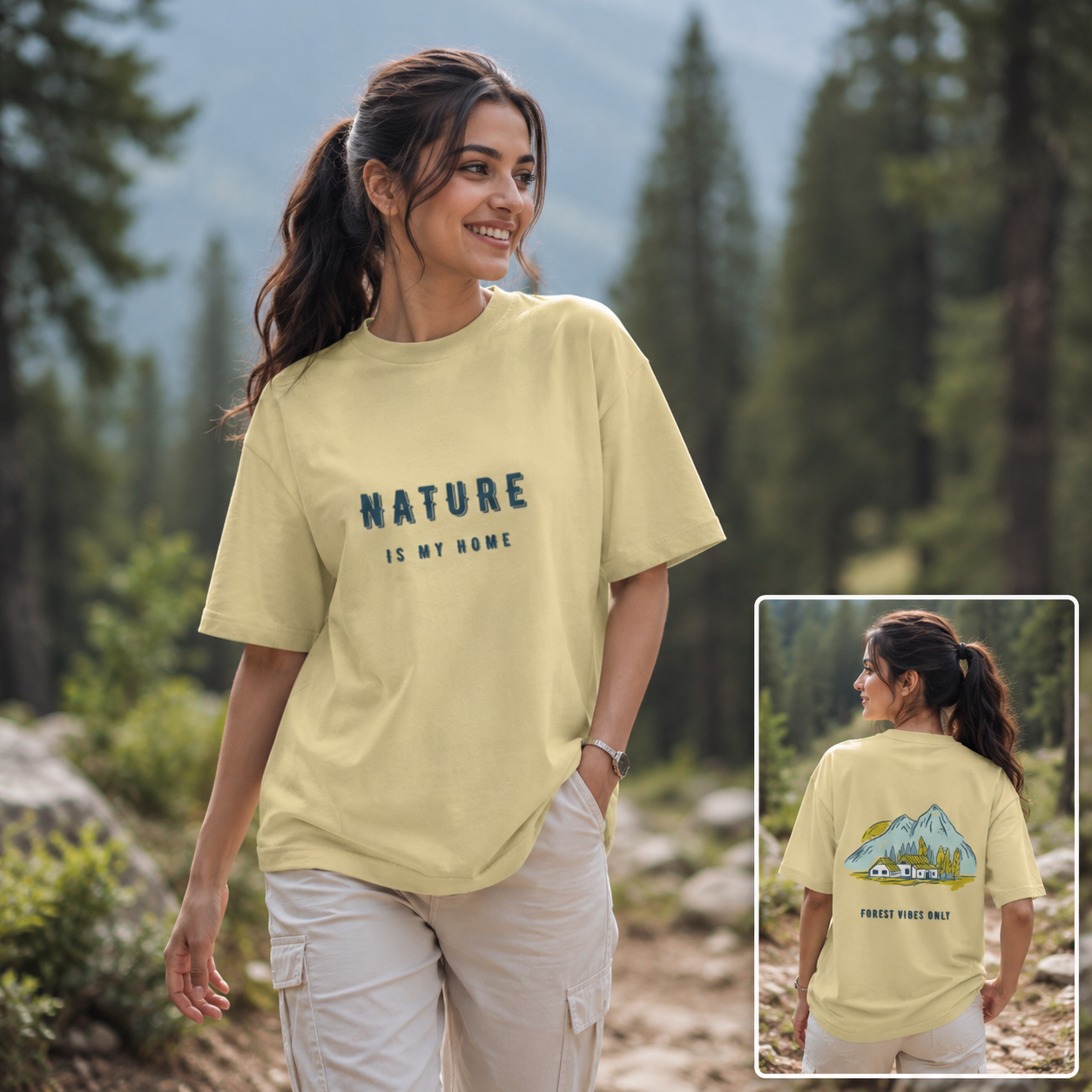 Nature Is My Home – Oversized Standard Unisex T-Shirt
