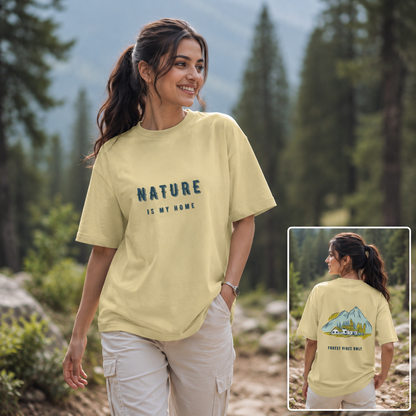 Nature Is My Home – Oversized Standard Unisex T-Shirt
