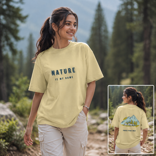 Nature Is My Home – Oversized Standard Unisex T-Shirt