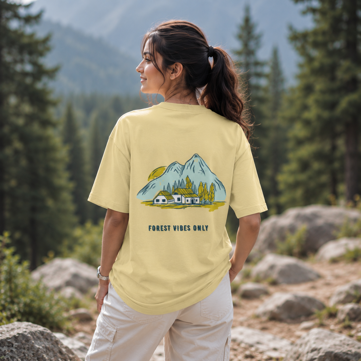 Nature Is My Home – Oversized Standard Unisex T-Shirt