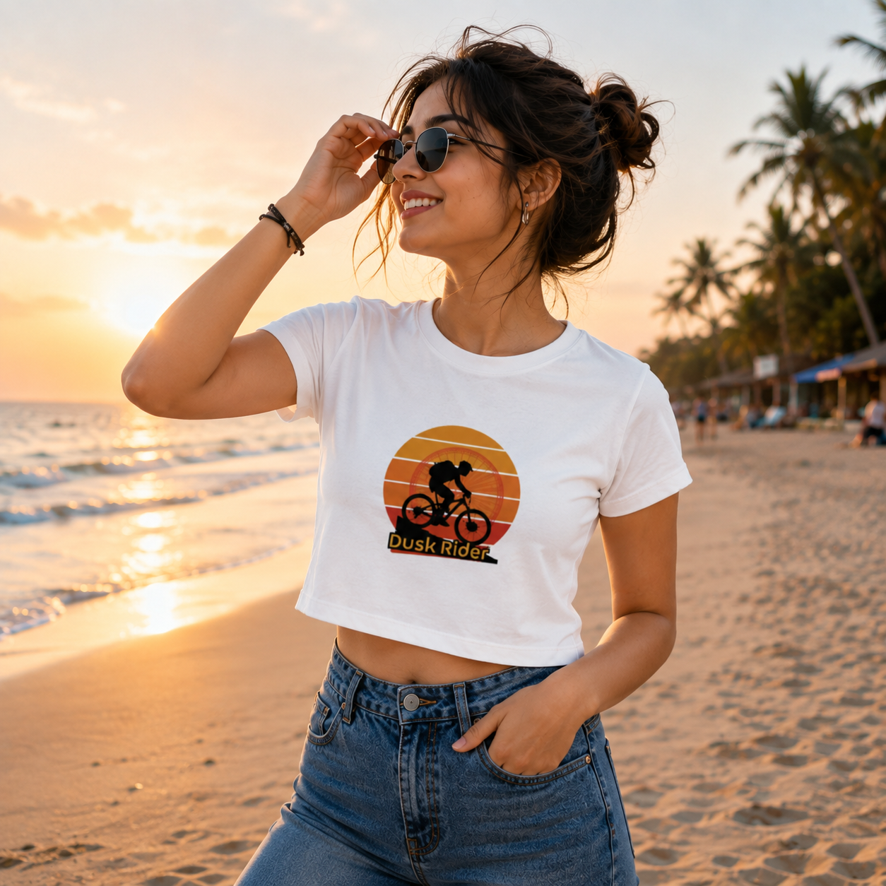 Dusk Rider Women's Crop Top
