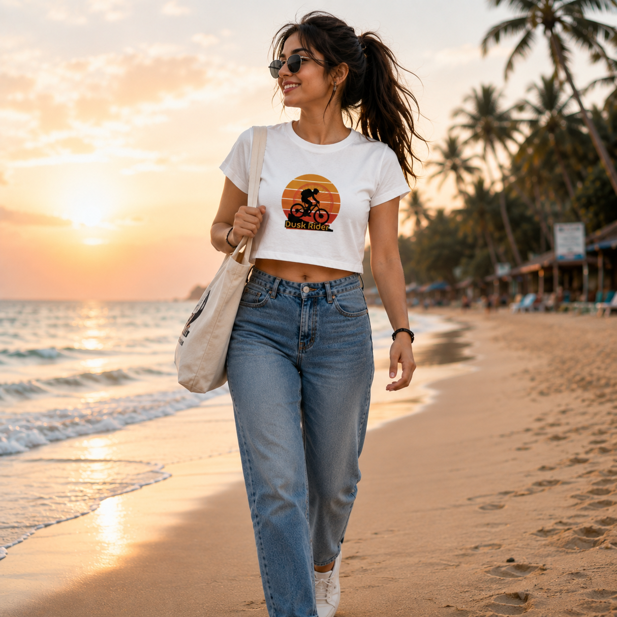 Dusk Rider Women's Crop Top