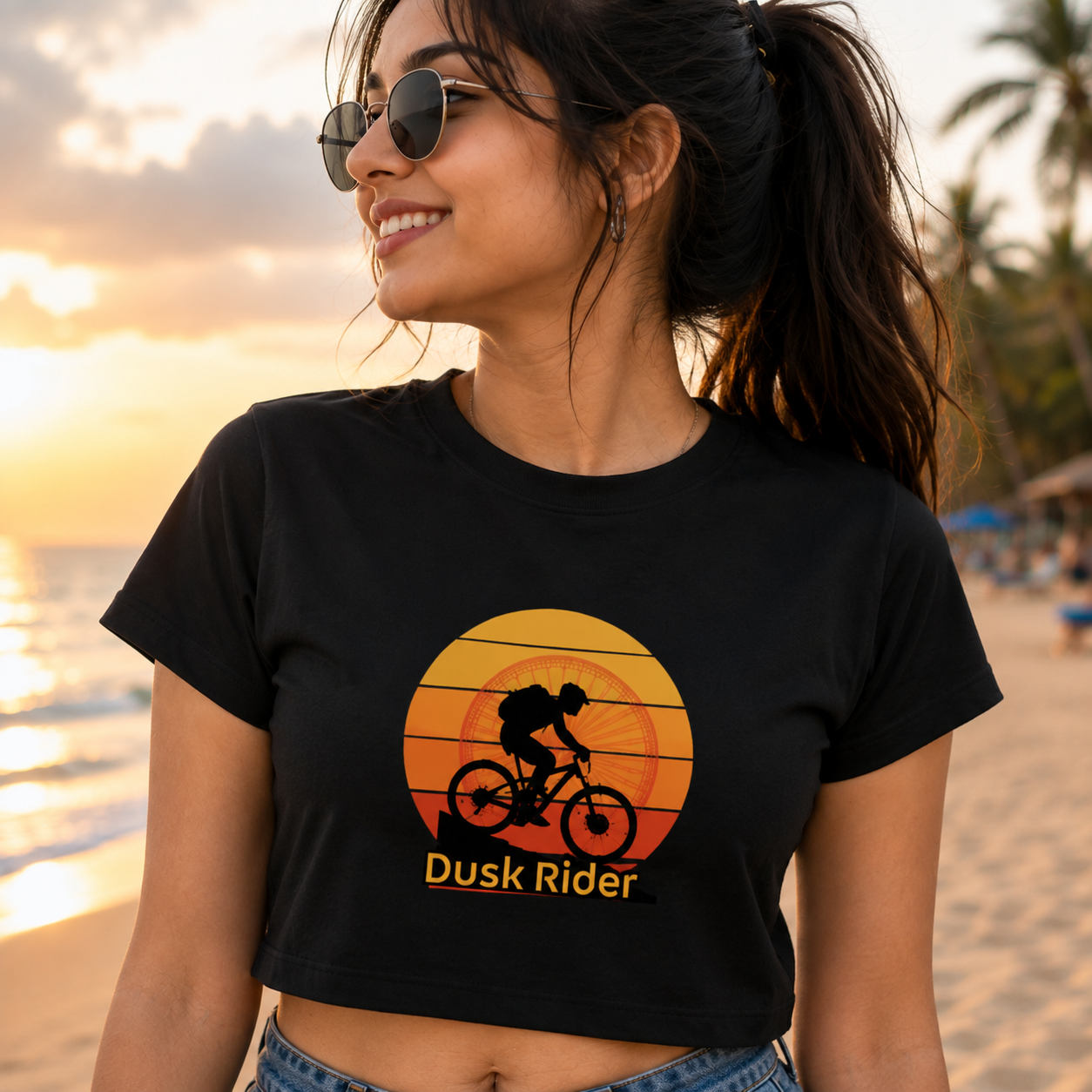 Dusk Rider Women's Crop Top