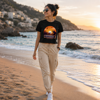 Photography Sunset Crop Top