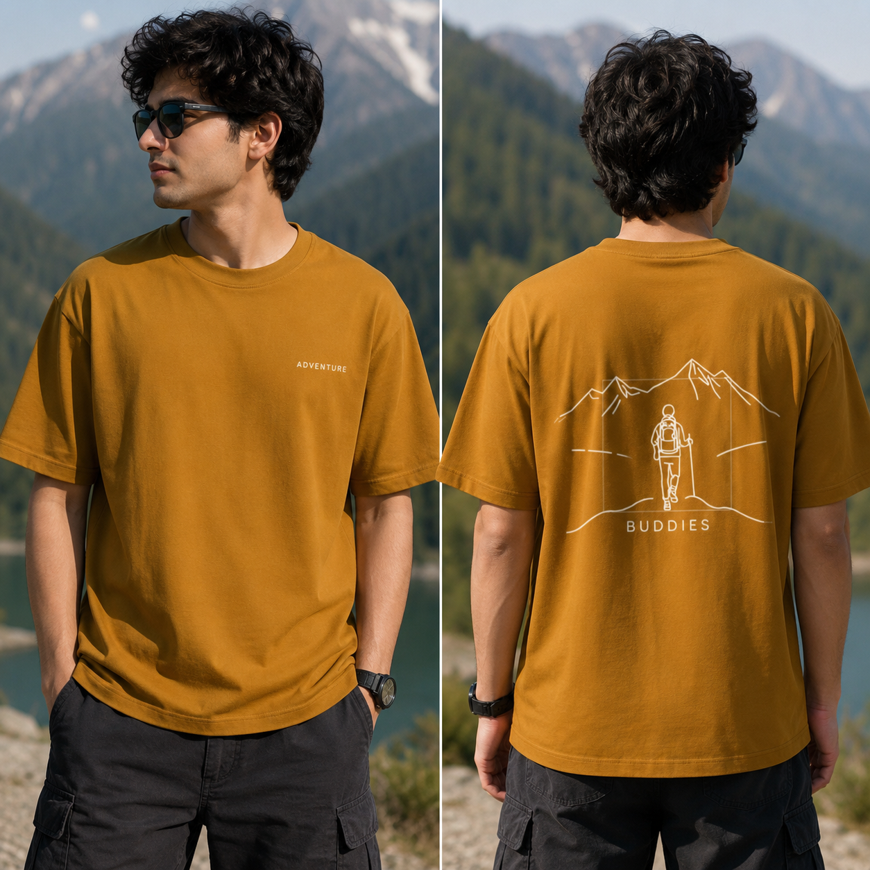 Unisex Adventure Buddies Classic Crew T-Shirt