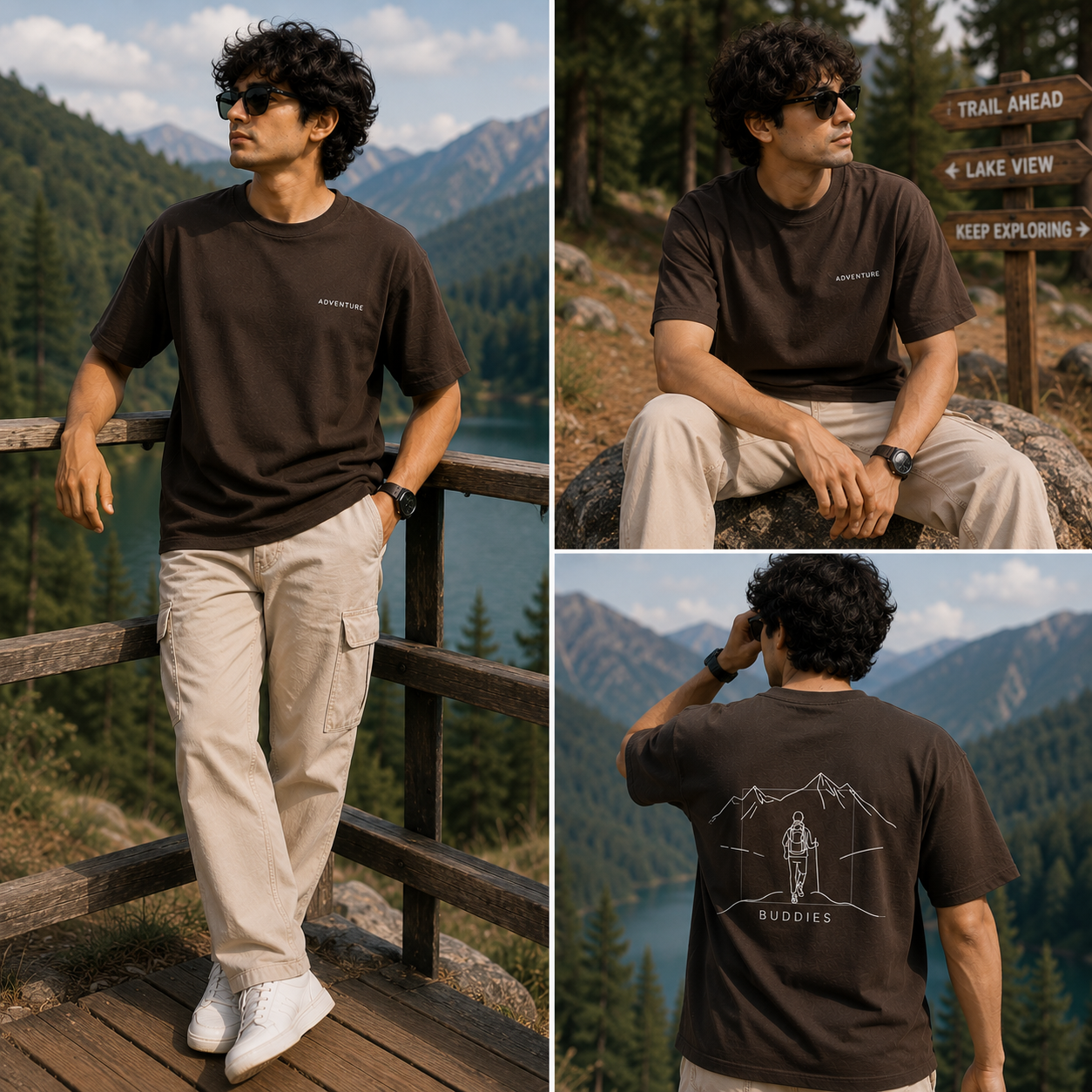 Unisex Adventure Buddies Classic Crew T-Shirt