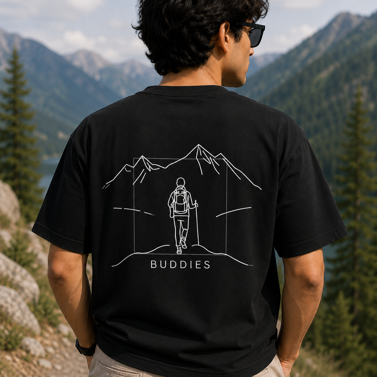 Unisex Adventure Buddies Classic Crew T-Shirt