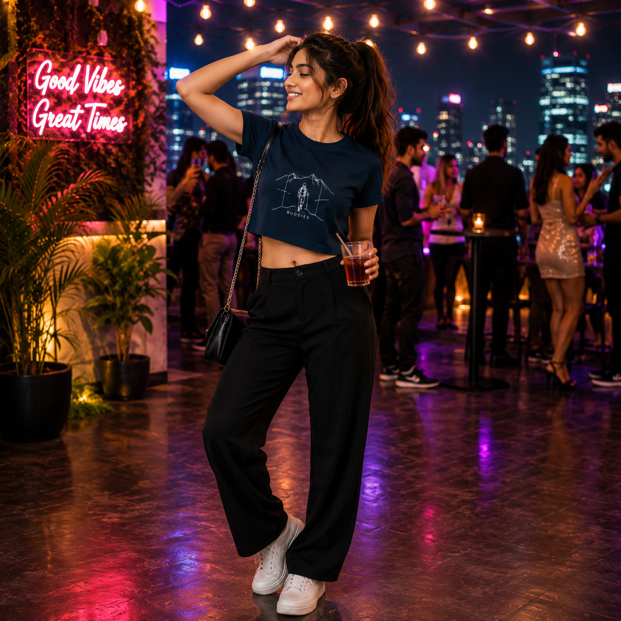 Buddies Crop Top