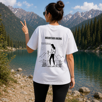 Unisex Mountain Hiking Classic Crew T-Shirt