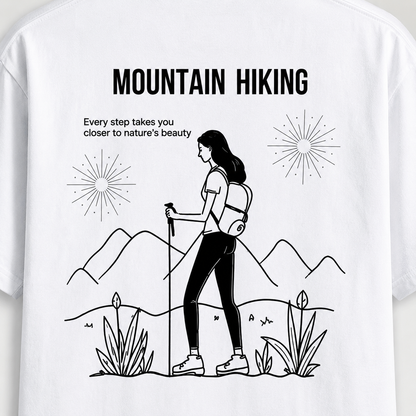 Unisex Mountain Hiking Classic Crew T-Shirt