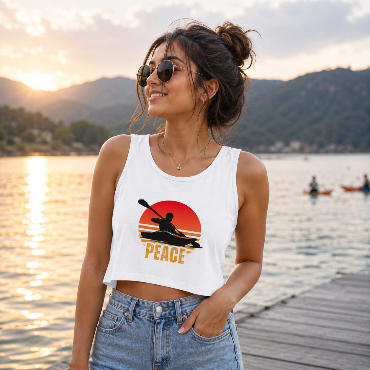 Peace Crop Tank
