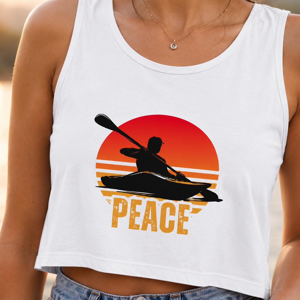 Peace Crop Tank