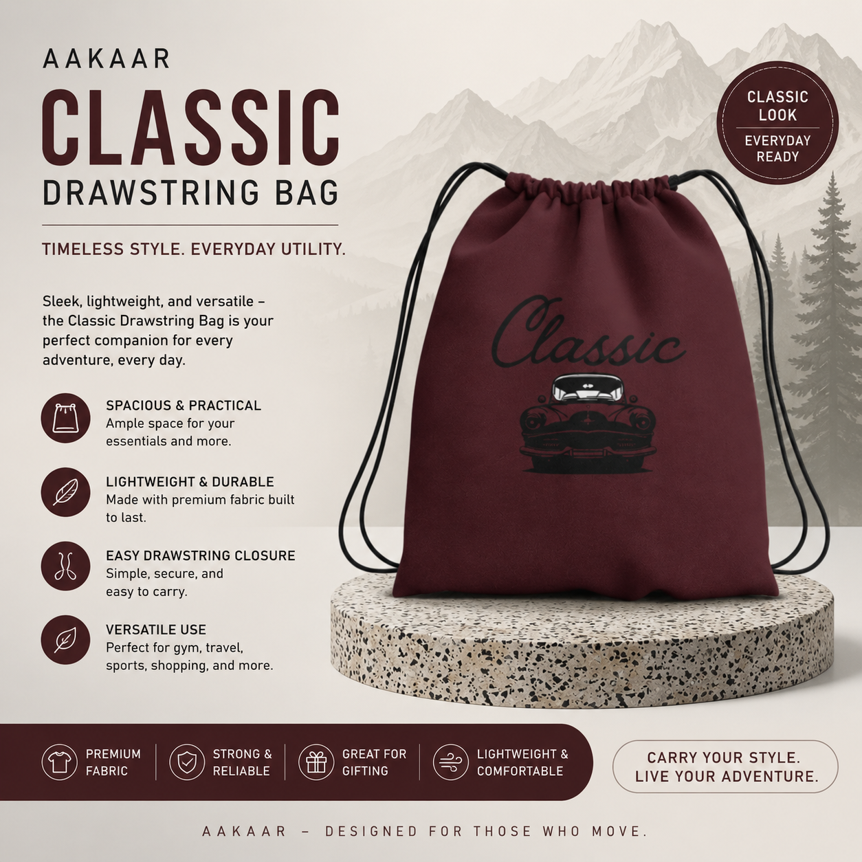 Drawstring Bag