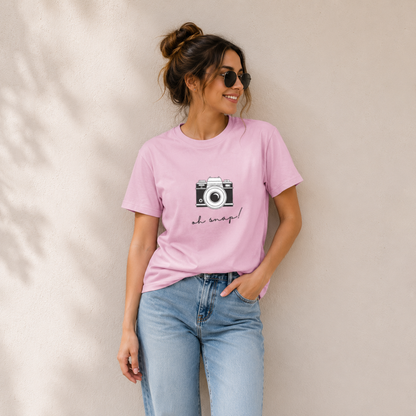 "Oh Snap!" Unisex Stretch T-shirt