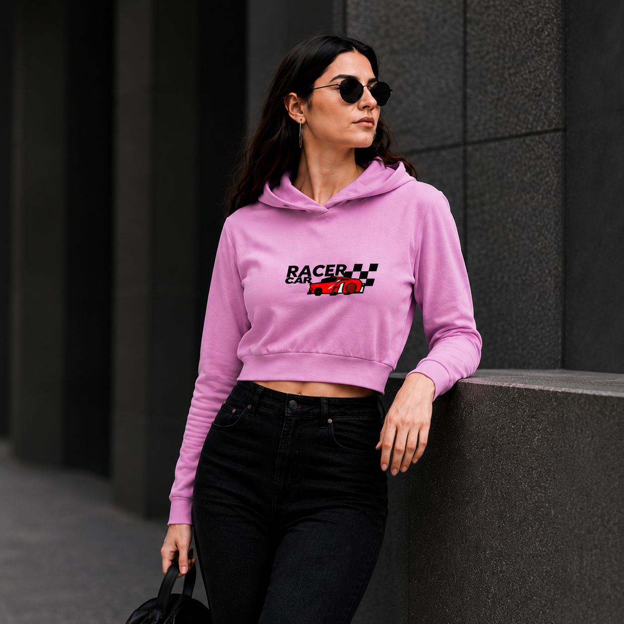 Female Cropped Hoodie