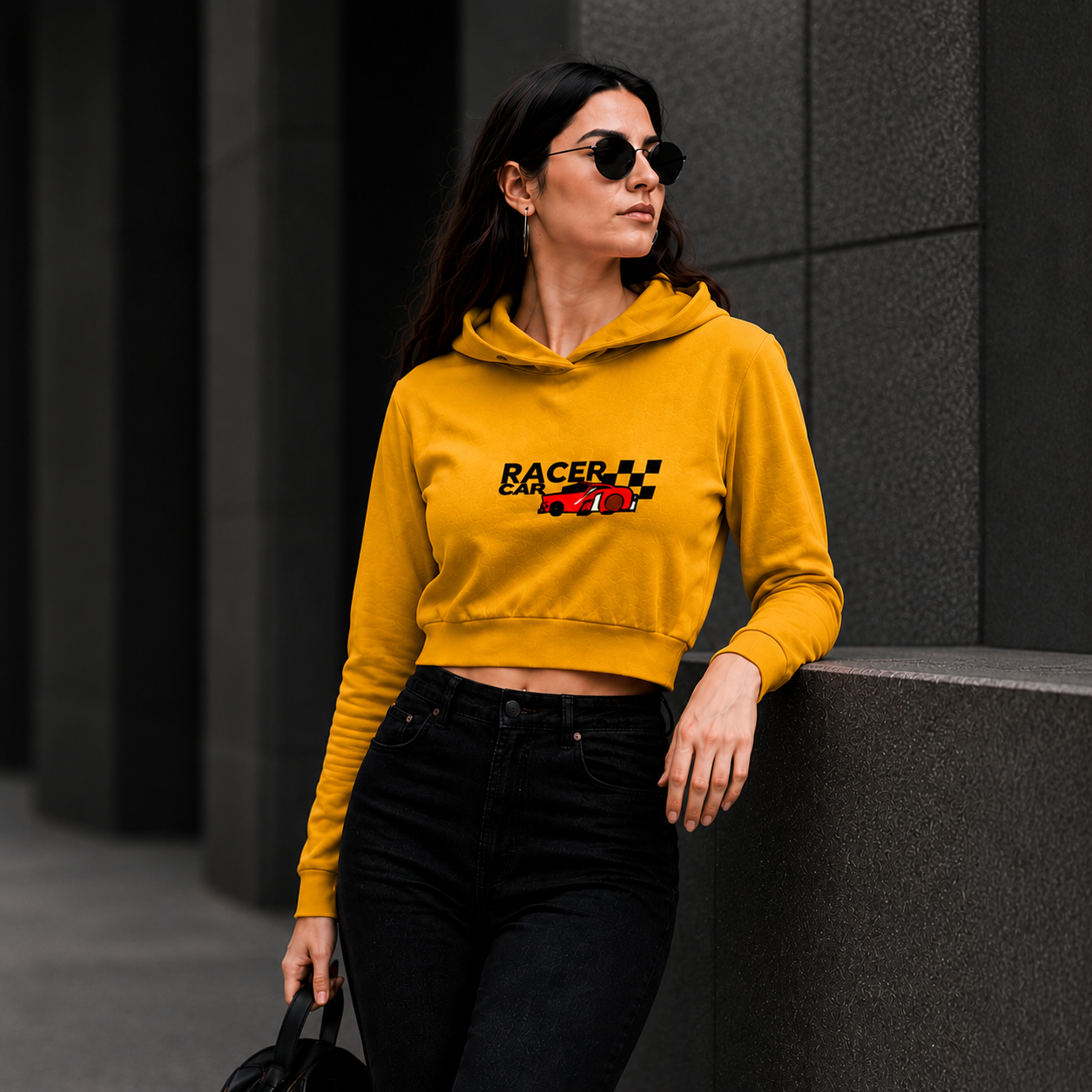 Female Cropped Hoodie