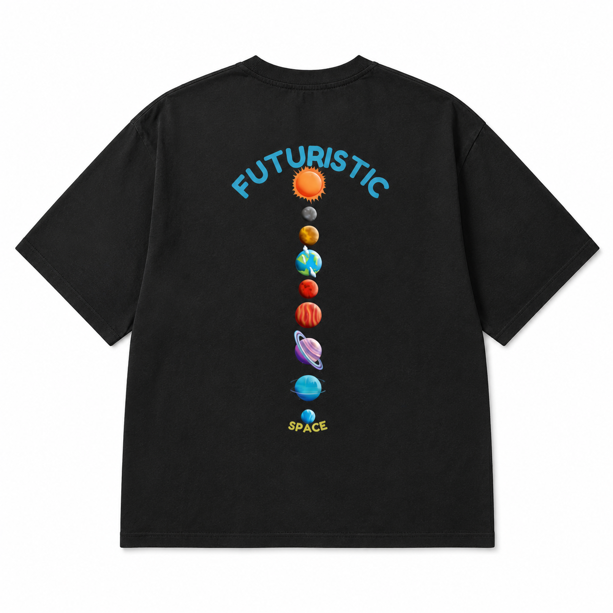 Unisex Oversized Standard Back Print T-Shirt
