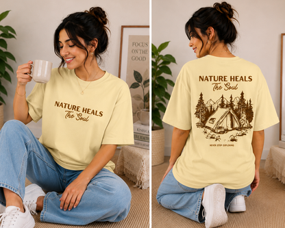 Unisex Oversized Both Side Print T-Shirt