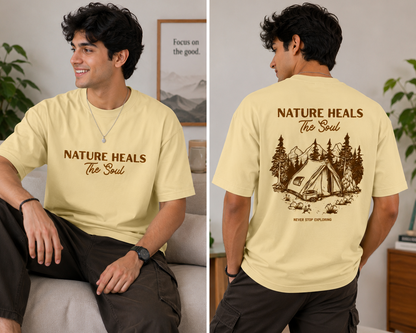 Unisex Oversized Both Side Print T-Shirt