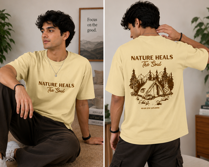 Unisex Oversized Both Side Print T-Shirt