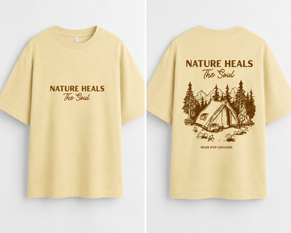 Unisex Oversized Both Side Print T-Shirt
