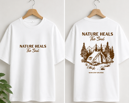 Unisex Oversized Both Side Print T-Shirt
