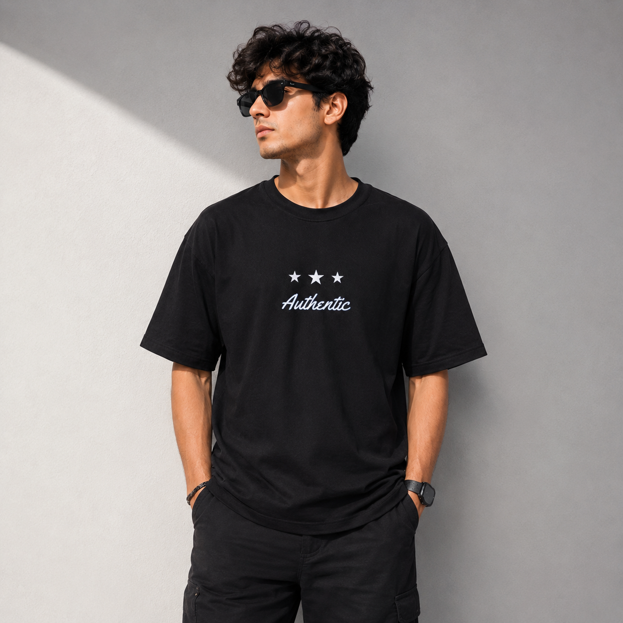 Unisex Oversized Both Side Print Standard T-Shirt