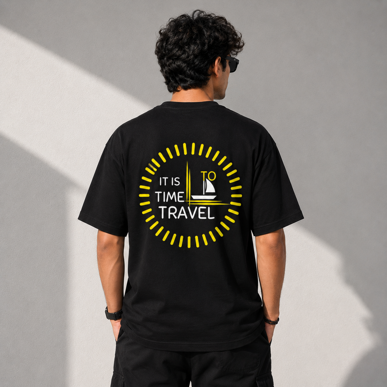 Unisex Oversized Both Side Print Standard T-Shirt