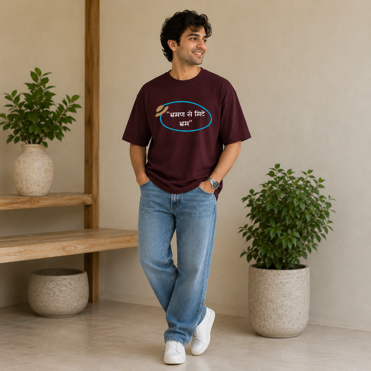 Unisex Oversized Classic  Travel T-Shirt