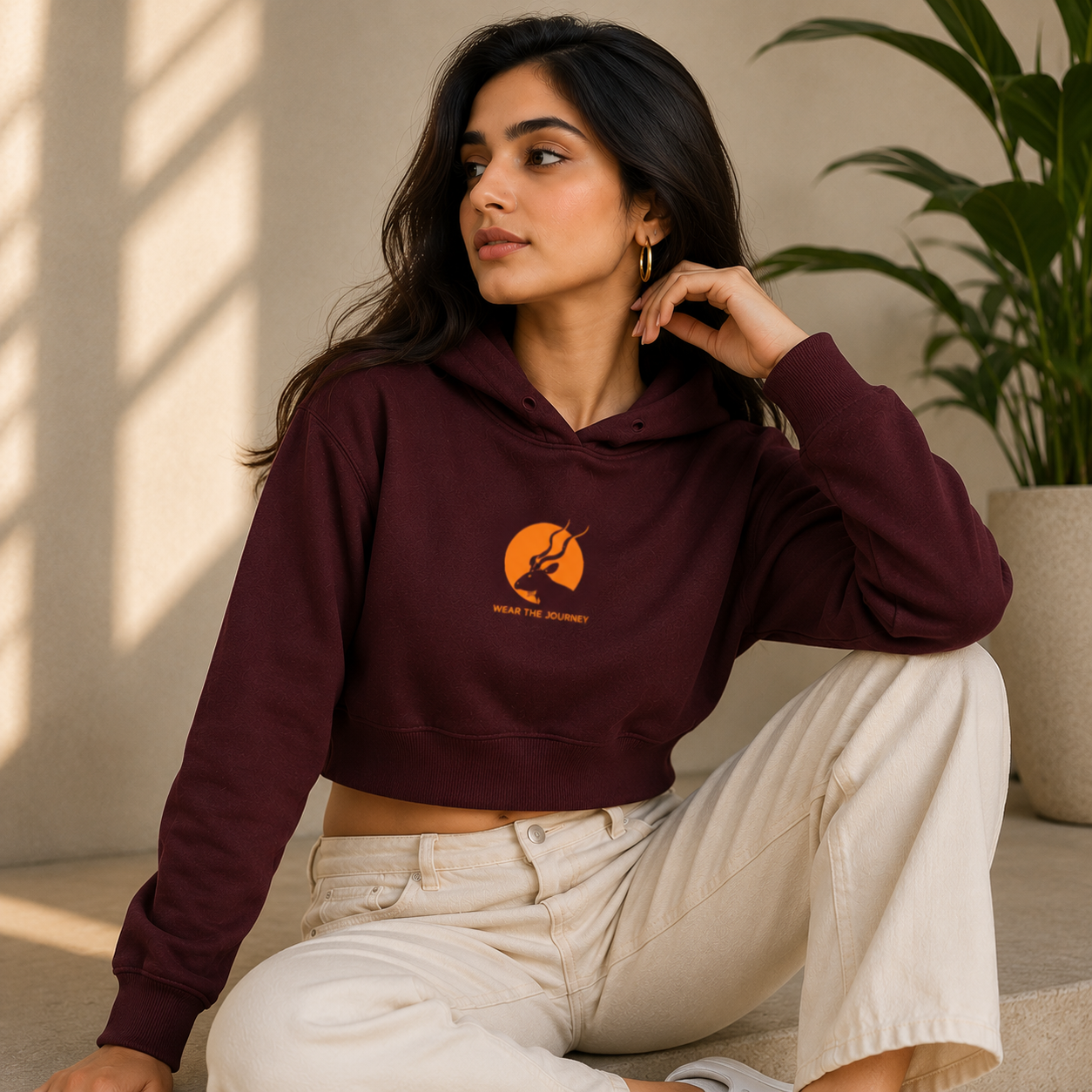 Female Cropped Hoodie